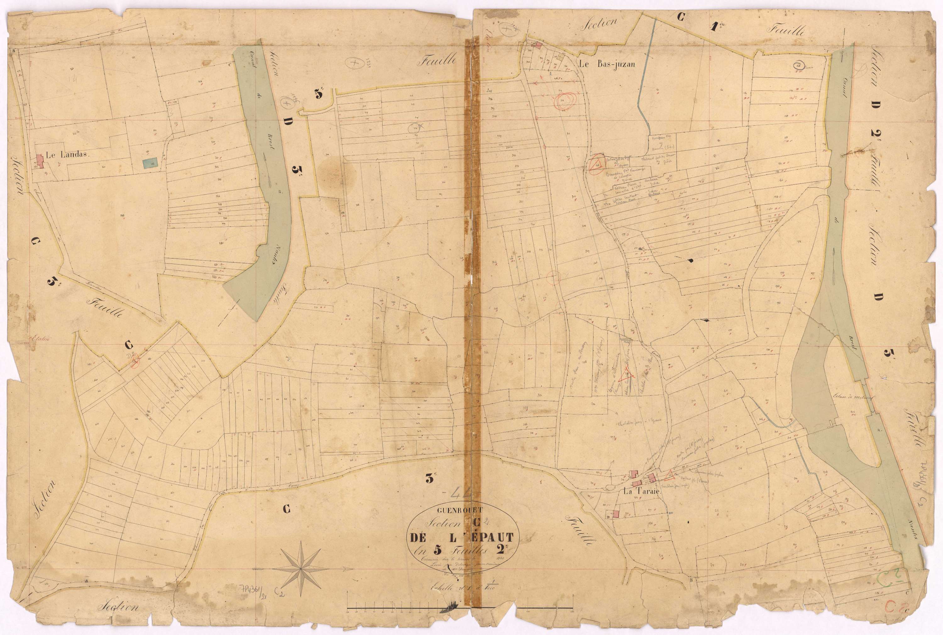 Guenrouet - Section C2 Epaut (section de l') ; 148-482