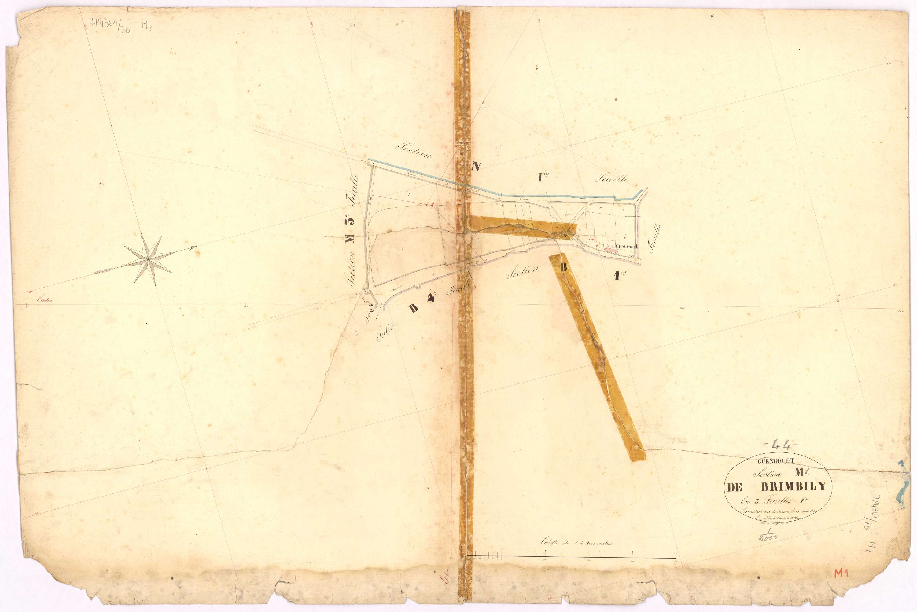 Guenrouet - Section M1 Brimbily (section de) ; 1-21