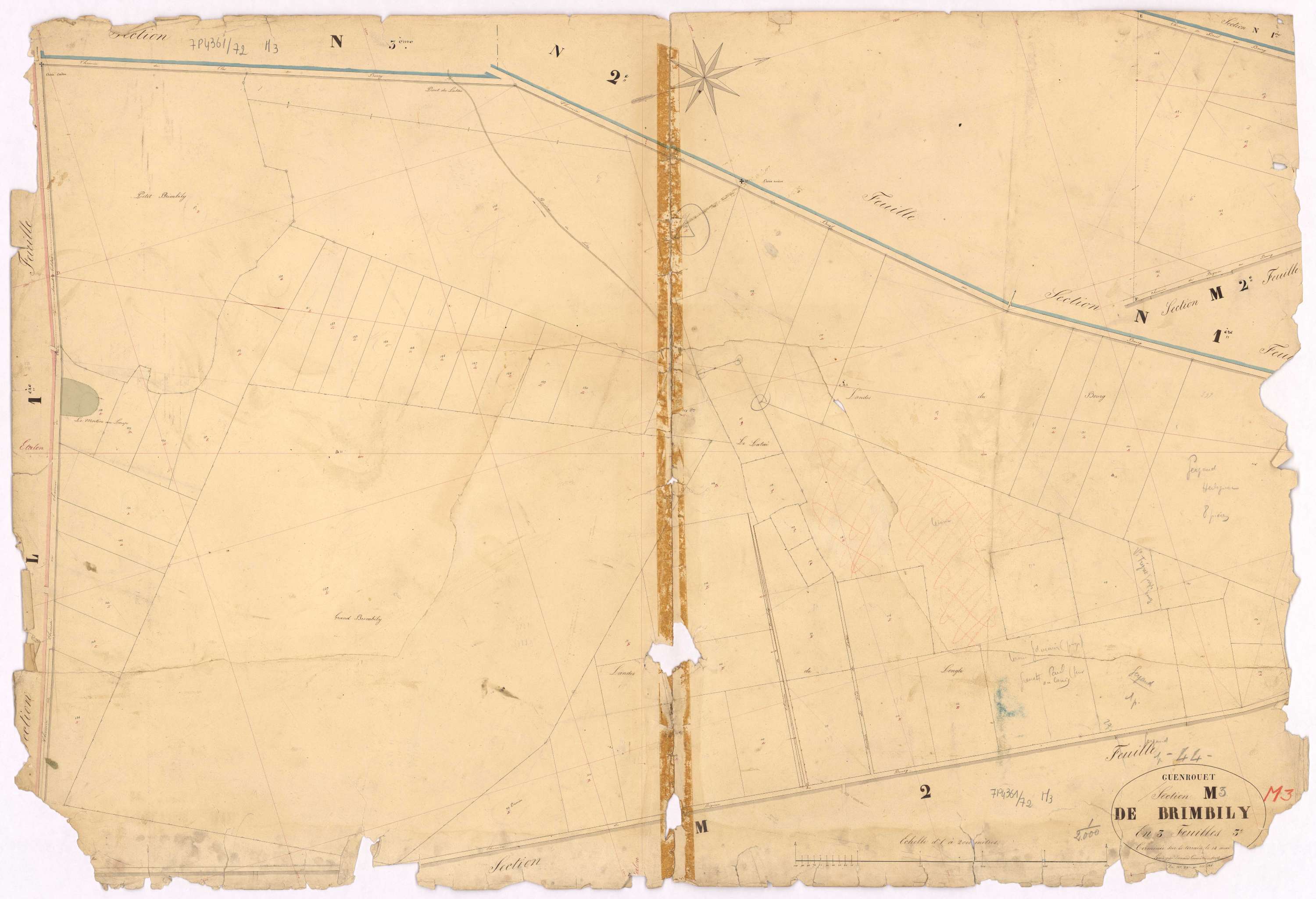 Guenrouet - Section M3 Brimbily (section de) ; 99-161