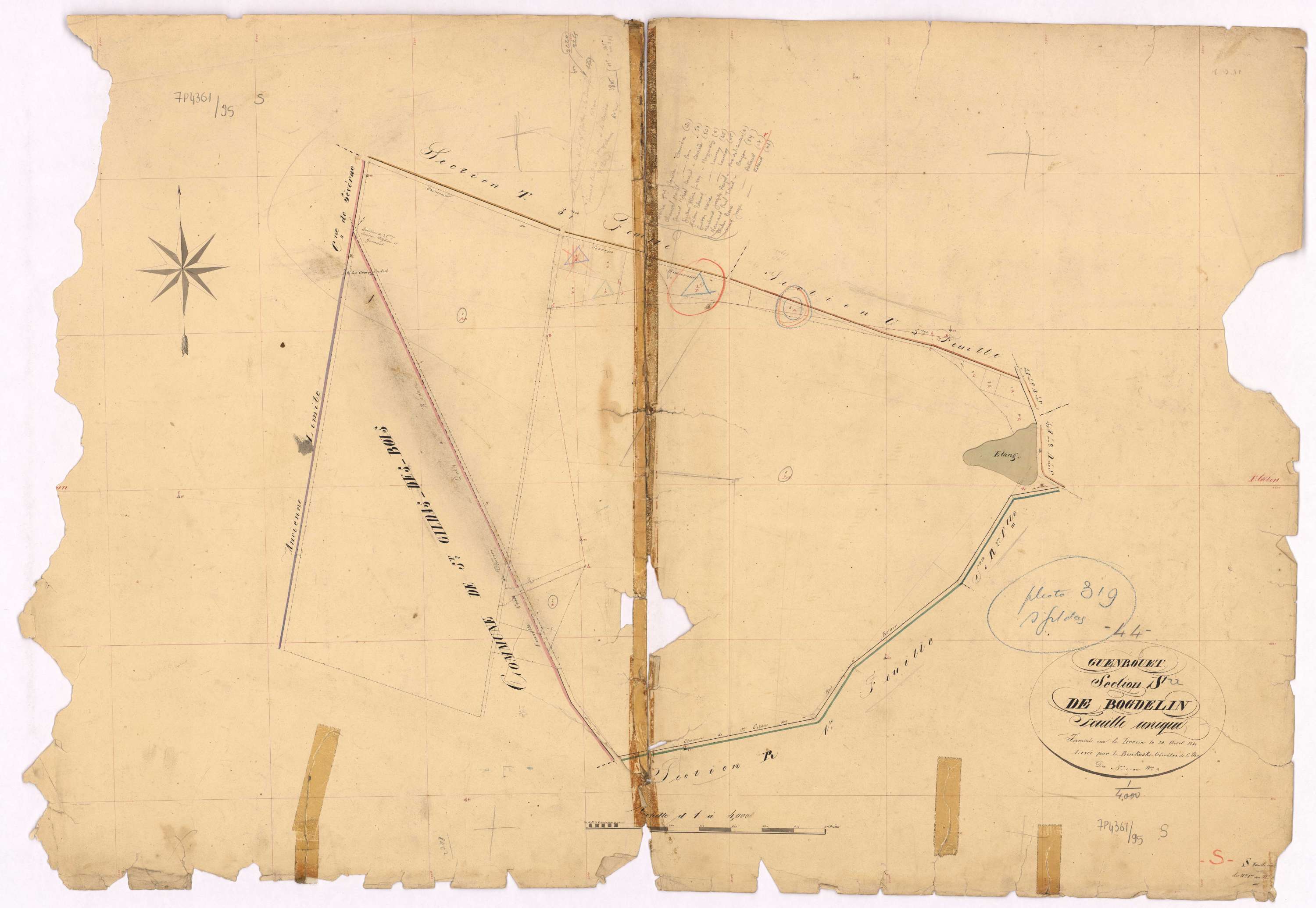Guenrouet - Section S Bogdelin (section de) ; 1-14