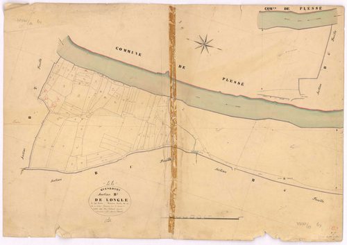 Guenrouet - Section B3 Longle (section de) ; 548-620