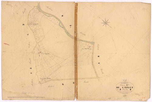 Guenrouet - Section C4 Epaut (section de l') ; 852-987