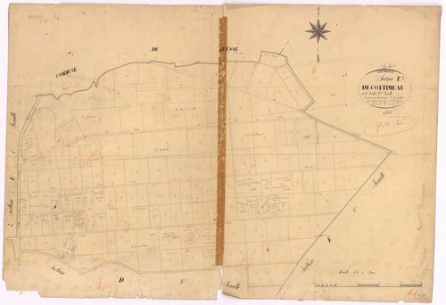 Guenrouet - Section E2 Cottimeau (section de) ; 317-445