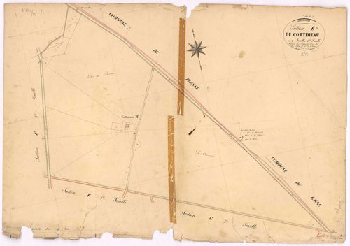 Guenrouet - Section E4 Cottimeau (section de) ; 472-484