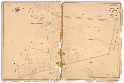 Guenrouet - Section F1 Quinhu (section de) ; 1-104