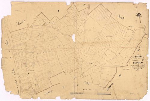 Guenrouet - Section G3 Peslan (section de) ; 489-754