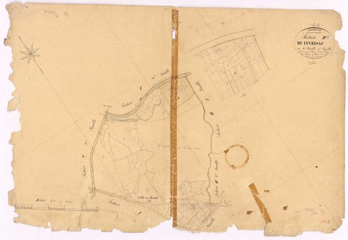 Guenrouet - Section H1 Levrisac (section de) ; 1-84