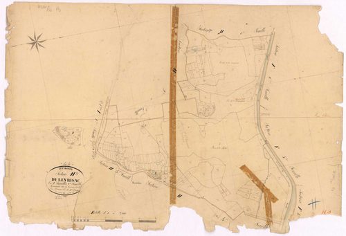 Guenrouet - Section H3 Levrisac (section de) ; 298-438