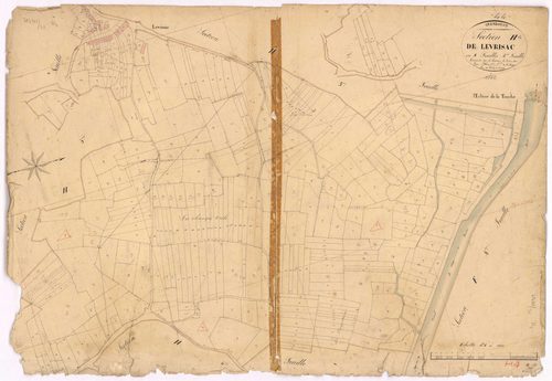 Guenrouet - Section H4 Levrisac (section de) ; 439-792