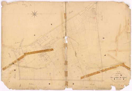 Guenrouet - Section K1 Landes de Grâce (section des) ; 1-105