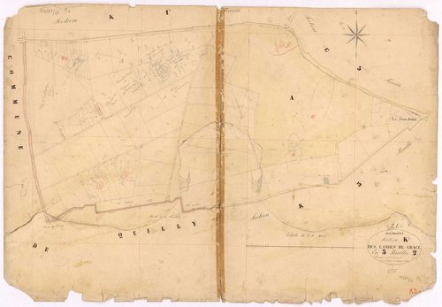 Guenrouet - Section K2 Landes de Grâce (section des) ; 106-346