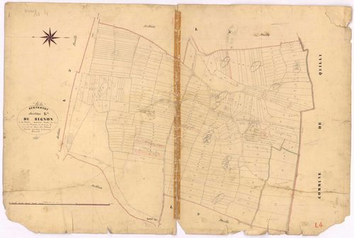 Guenrouet - Section L4 Bignon (section du) ; 734-1000