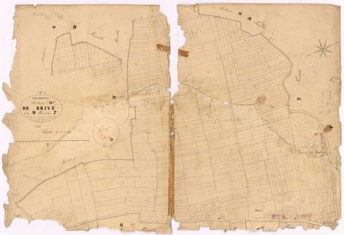 Guenrouet - Section O7 Brivé (section de) ; 1706-2131
