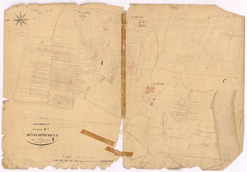 Guenrouet - Section U3 Trélan (section de) ; 434-953 ; développement du polygône A