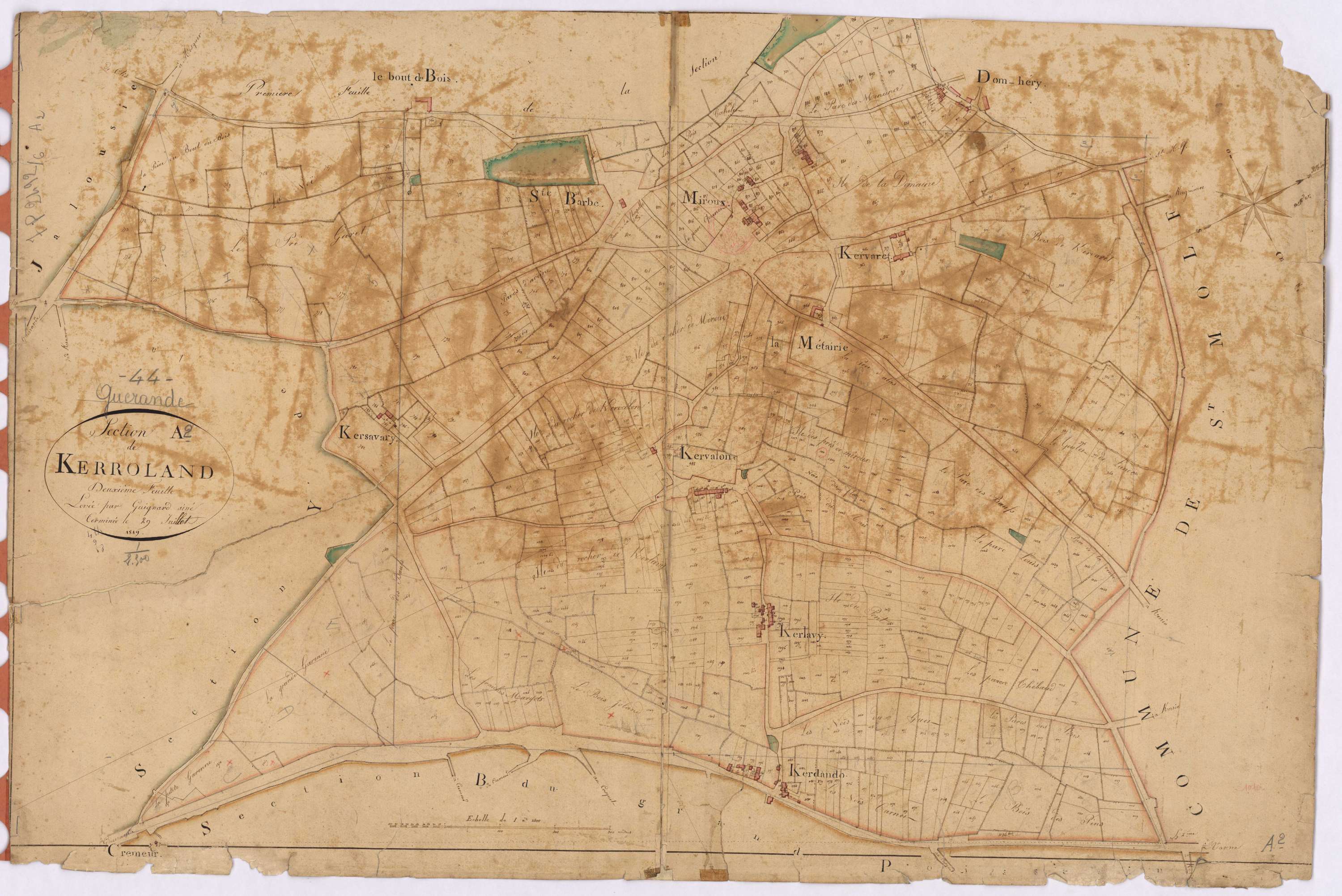 Guérande - Section A2 Kerroland (section de)