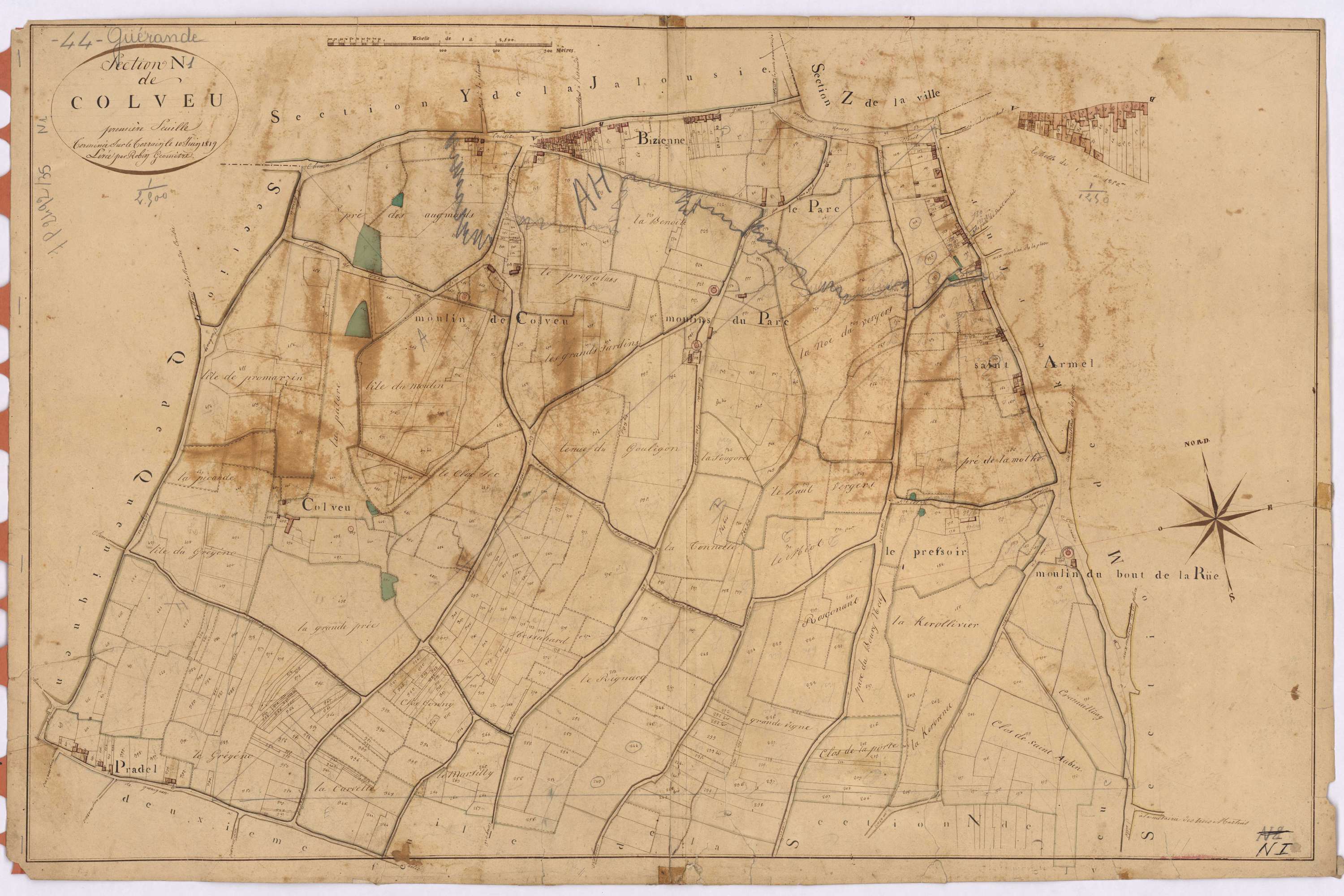 Guérande - Section N1 Colveu (section de)
