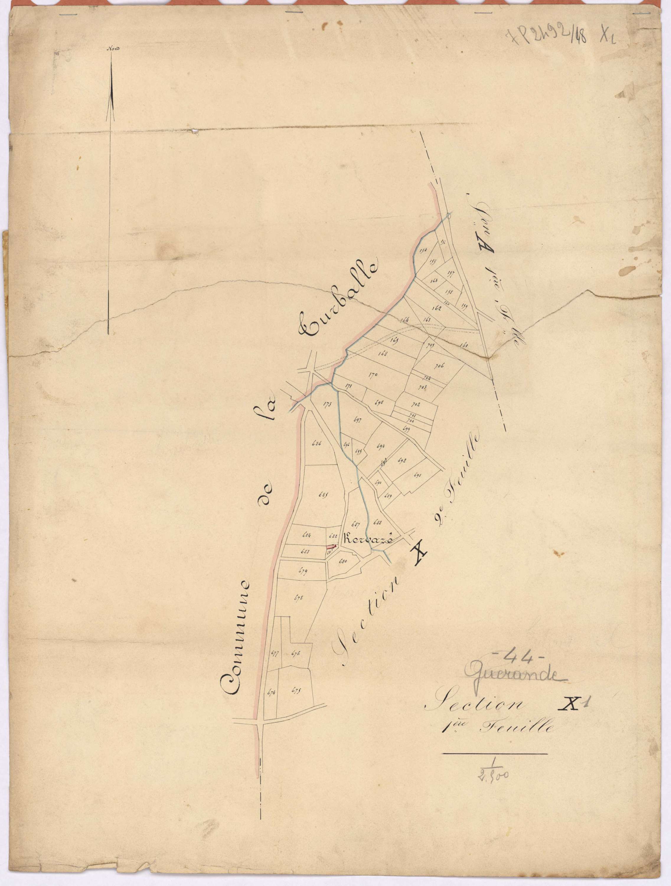 Guérande - Section X1 Cocpéan (section de)