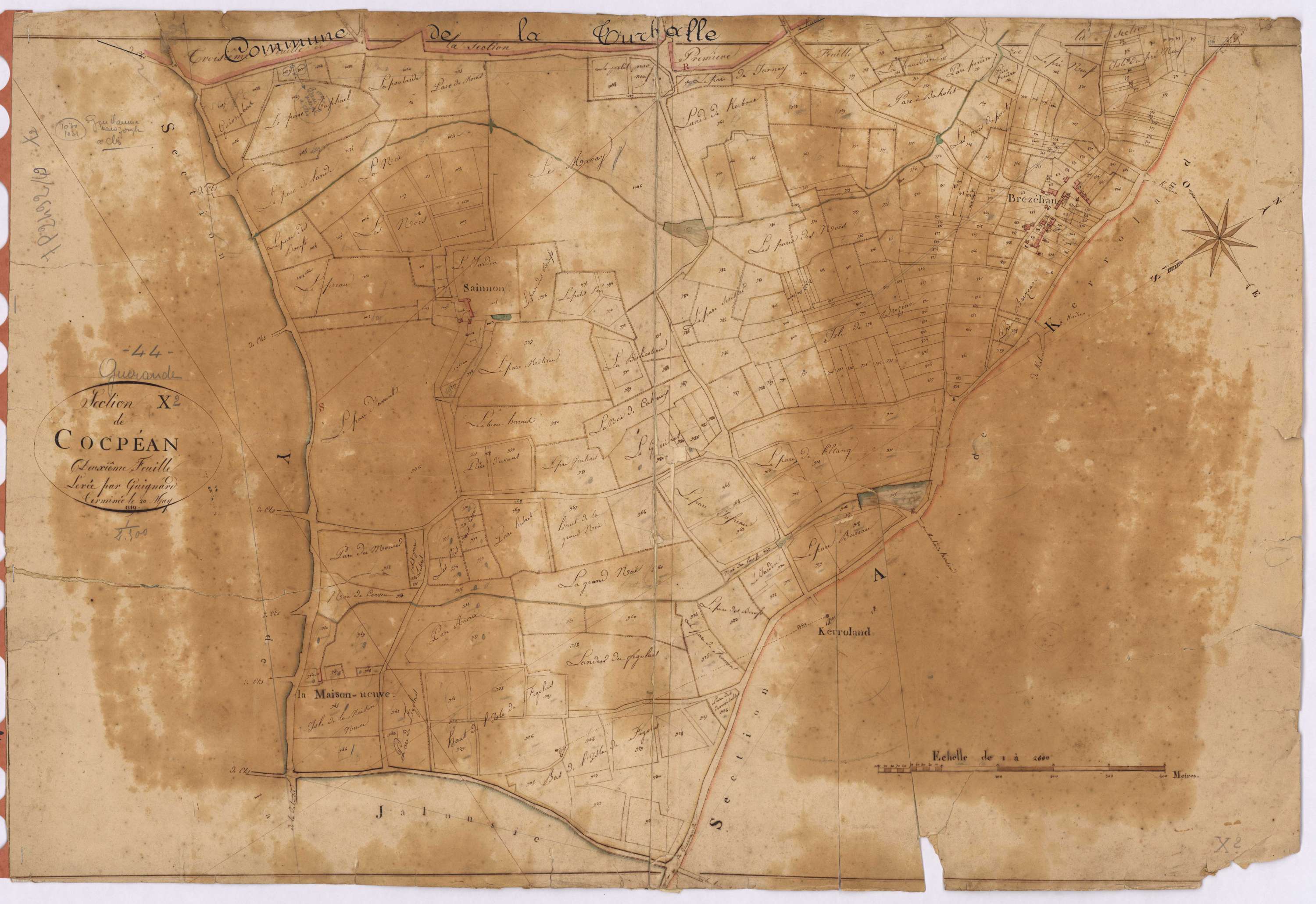 Guérande - Section X2 Cocpéan (section de)