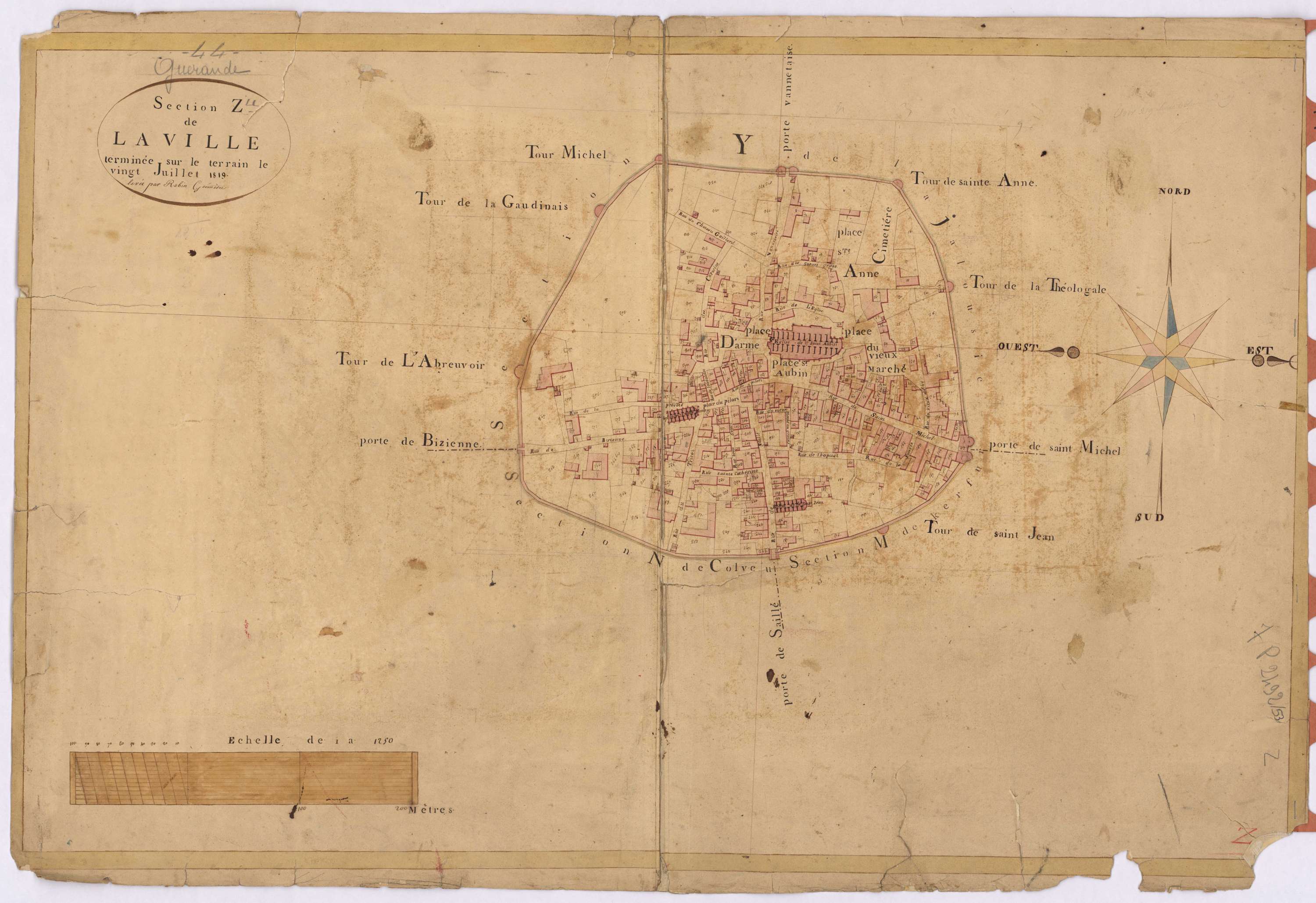 Guérande - Section Z Ville (section de La)