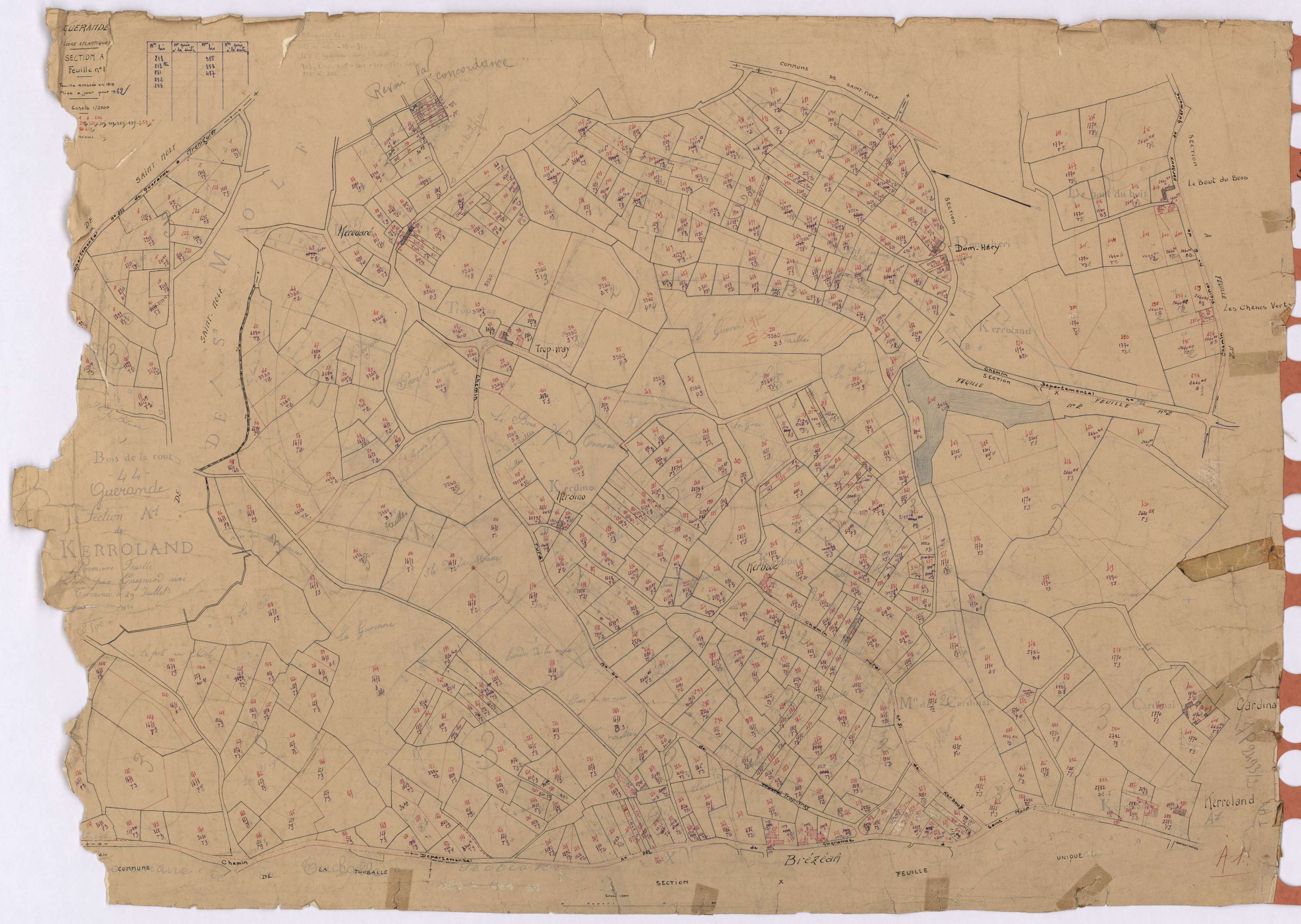 Guérande - Section A1 1-524