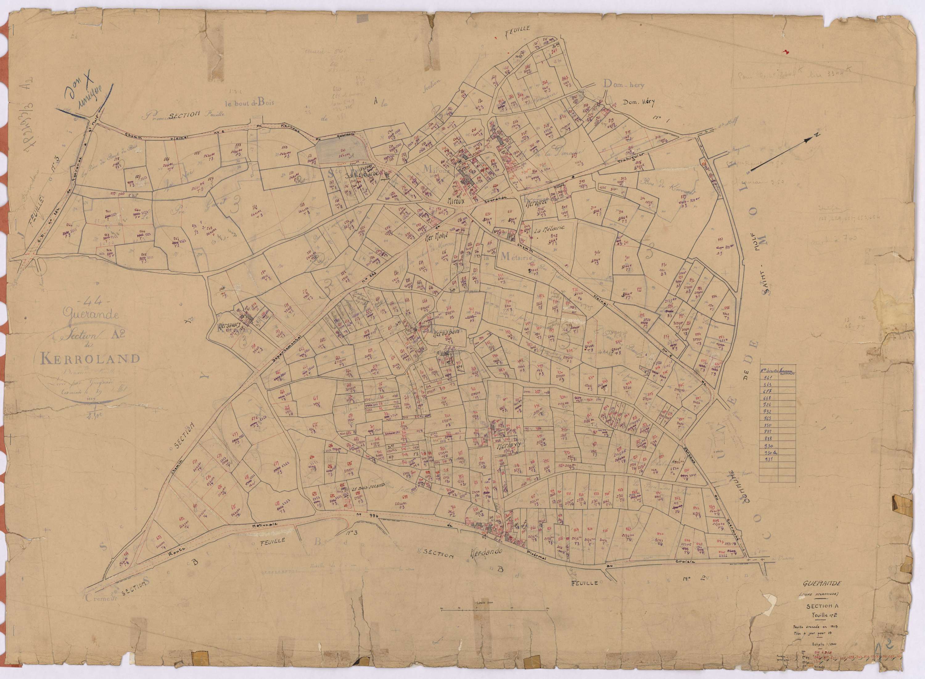 Guérande - Section A2 525-948