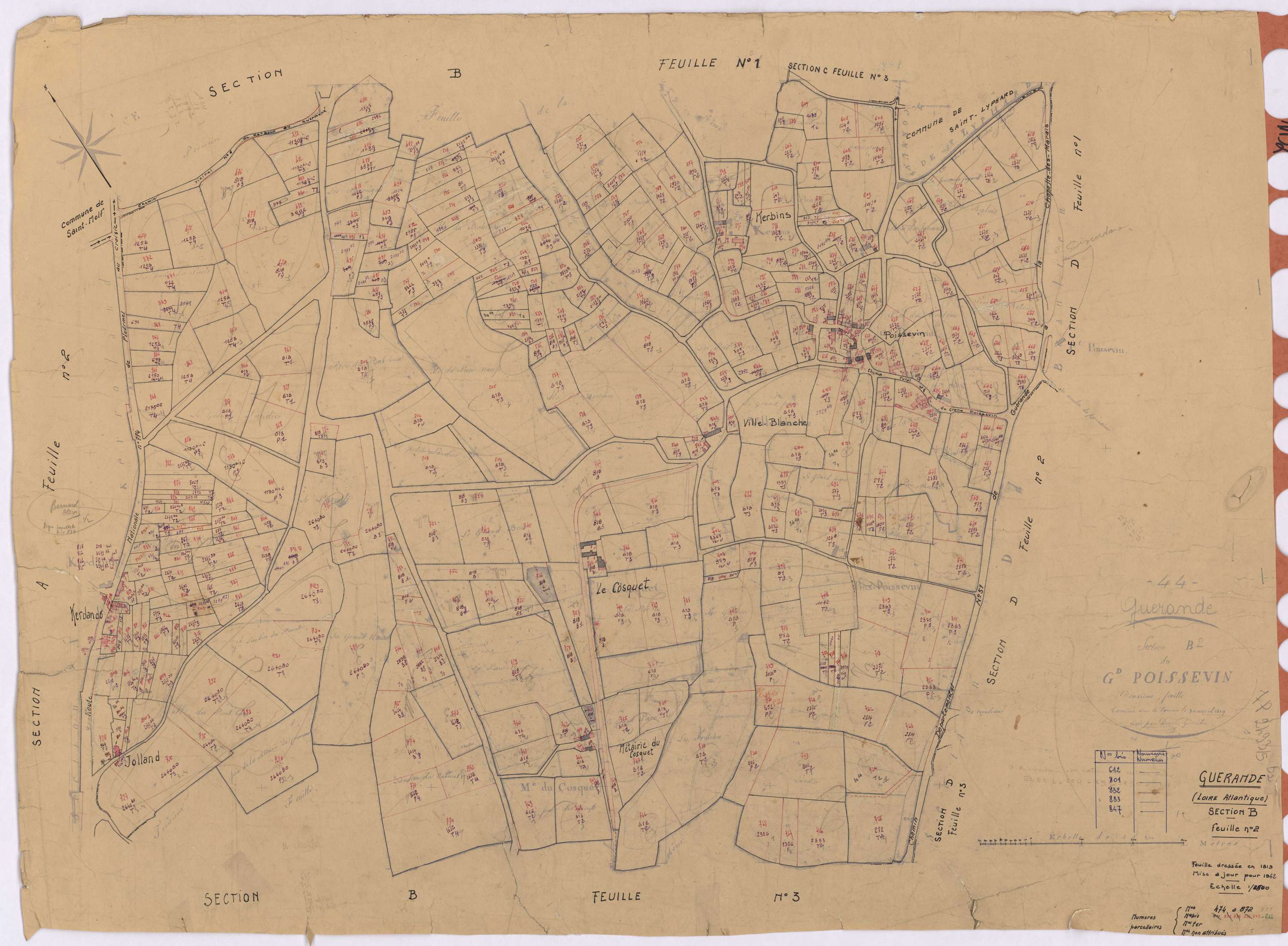 Guérande - Section B2 474-872