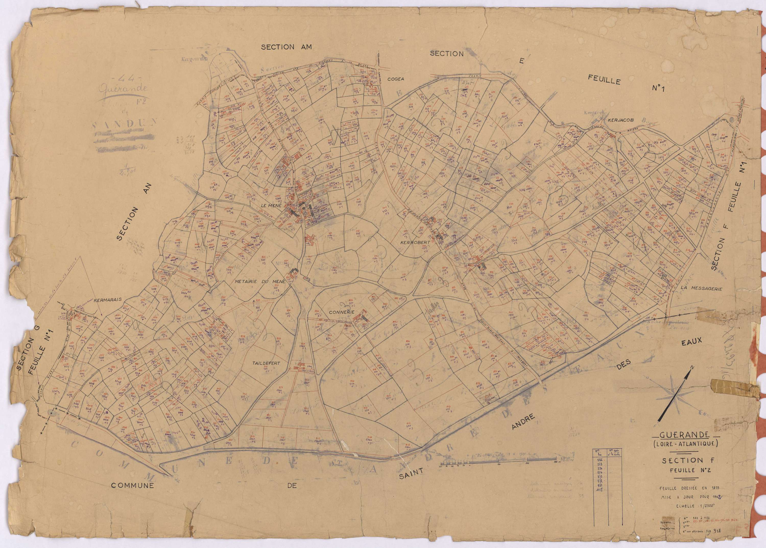 Guérande - Section F2 533-1122