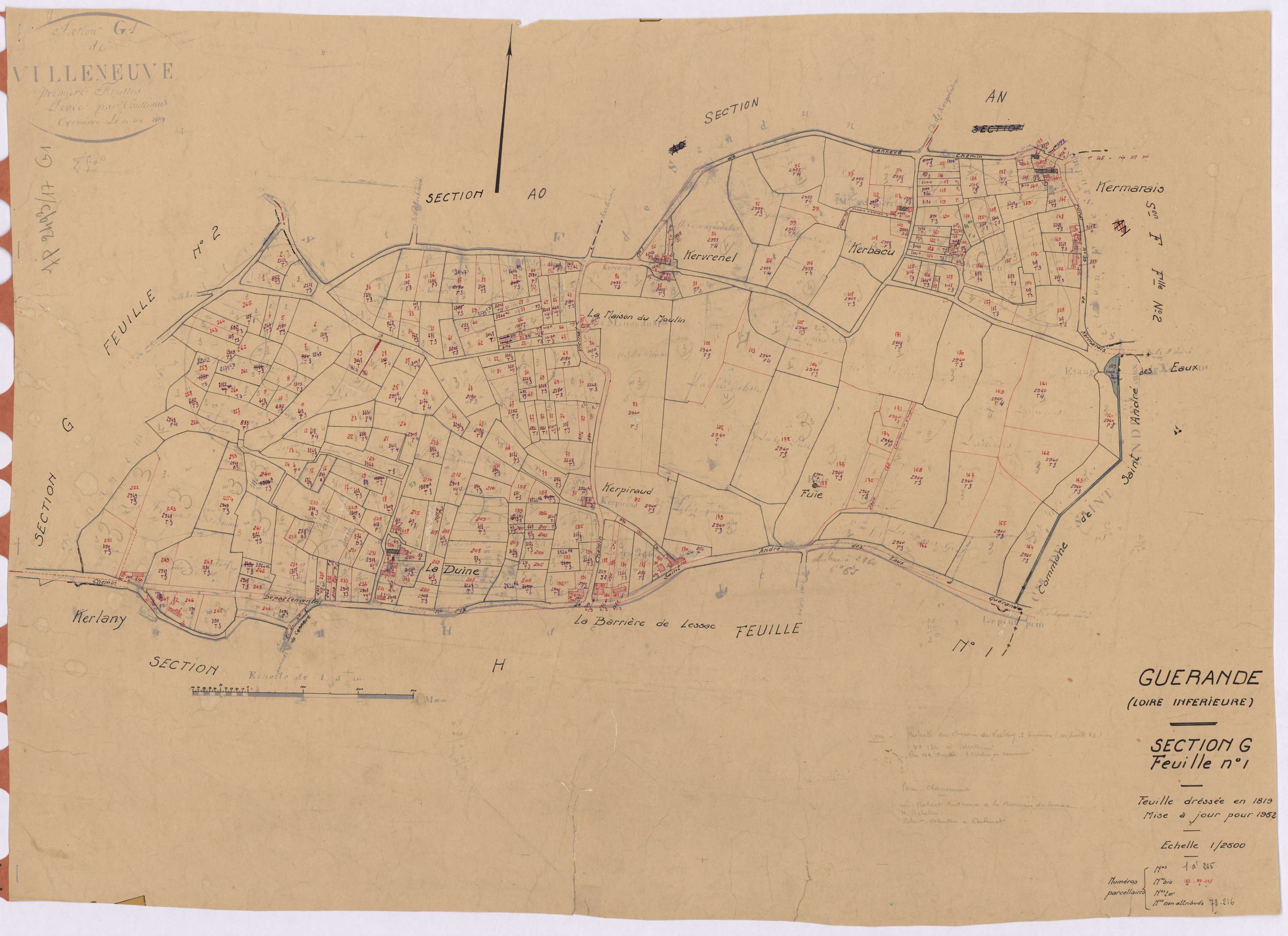 Guérande - Section G1 1-265