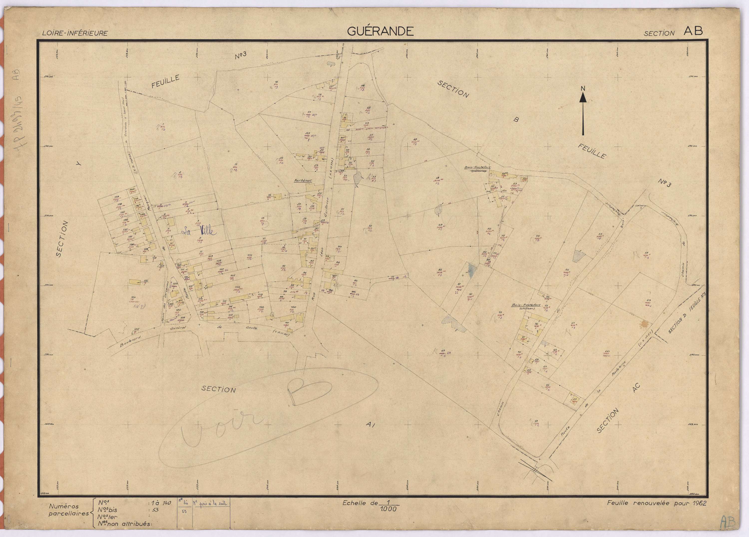 Guérande - Section AB 1-140