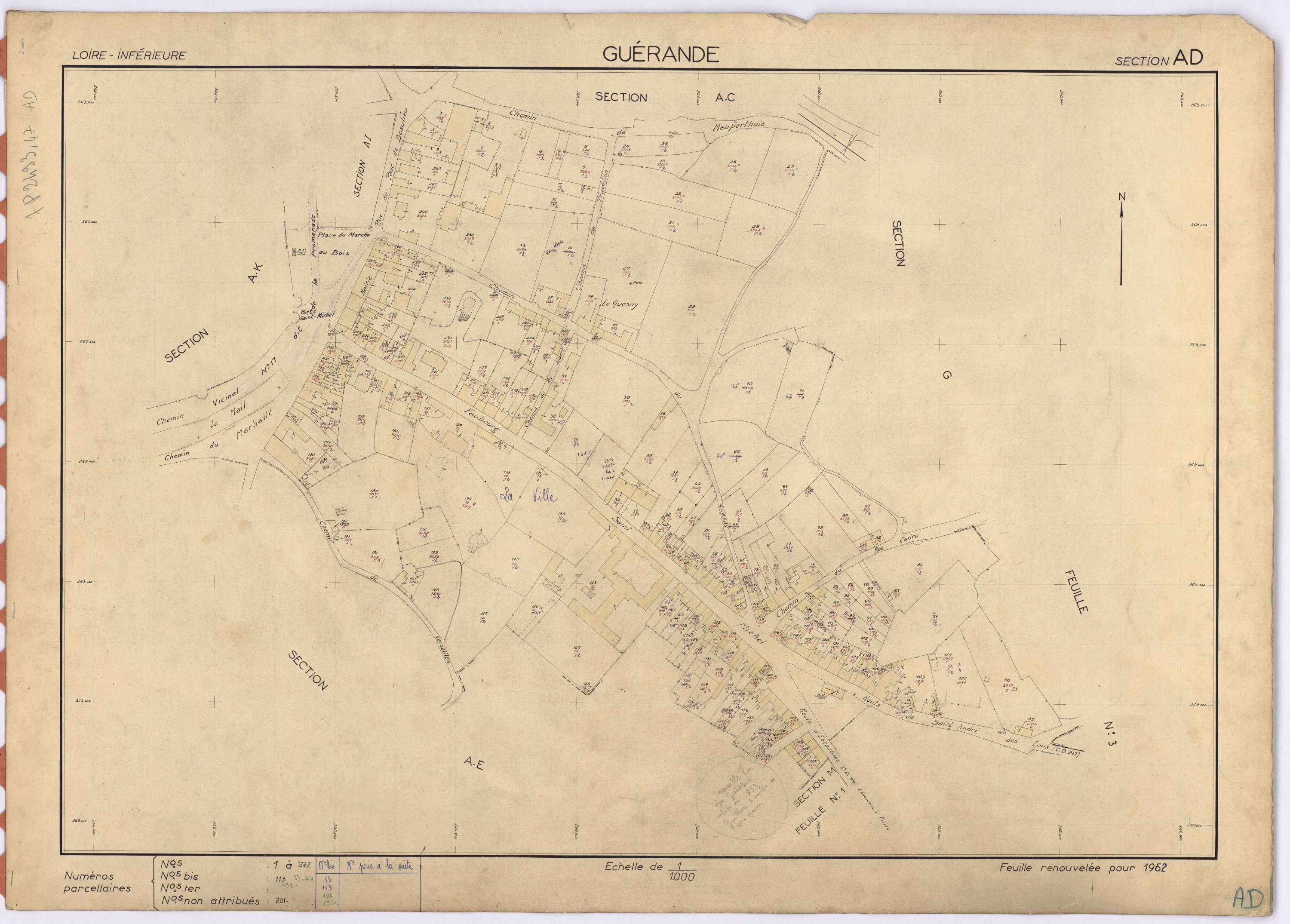 Guérande - Section AD 1-242