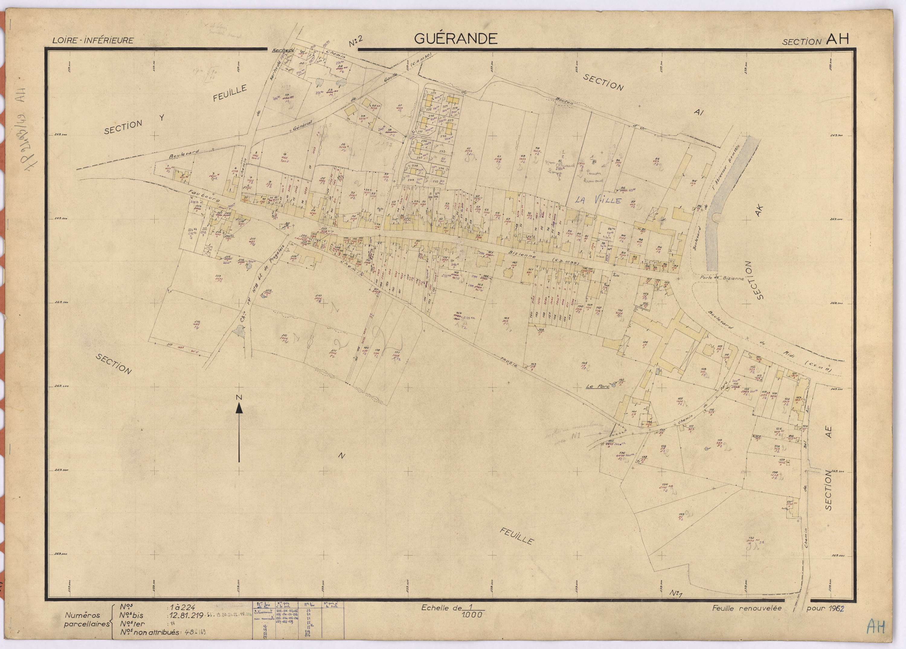 Guérande - Section AH 1-224