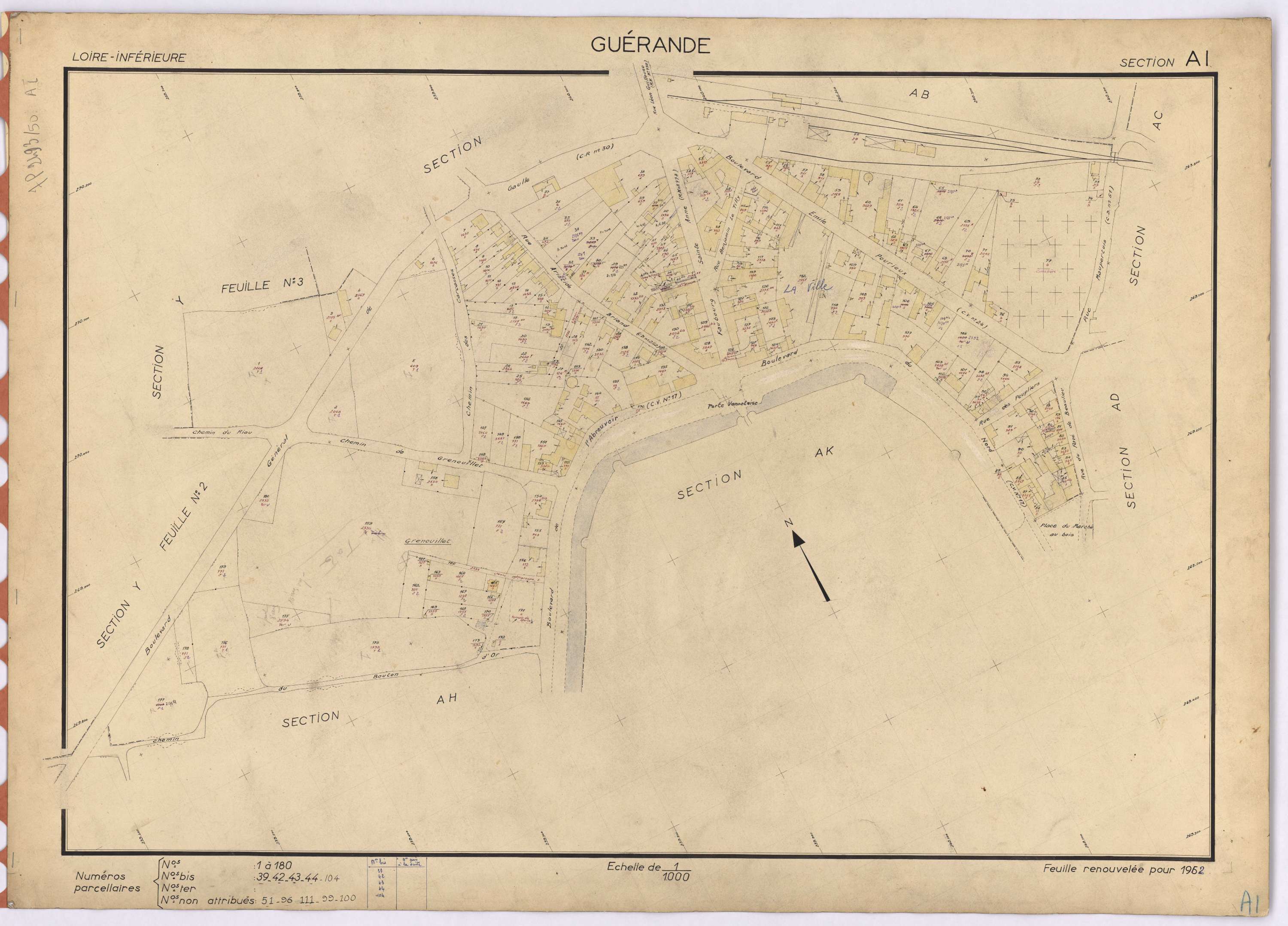 Guérande - Section AI 1-180