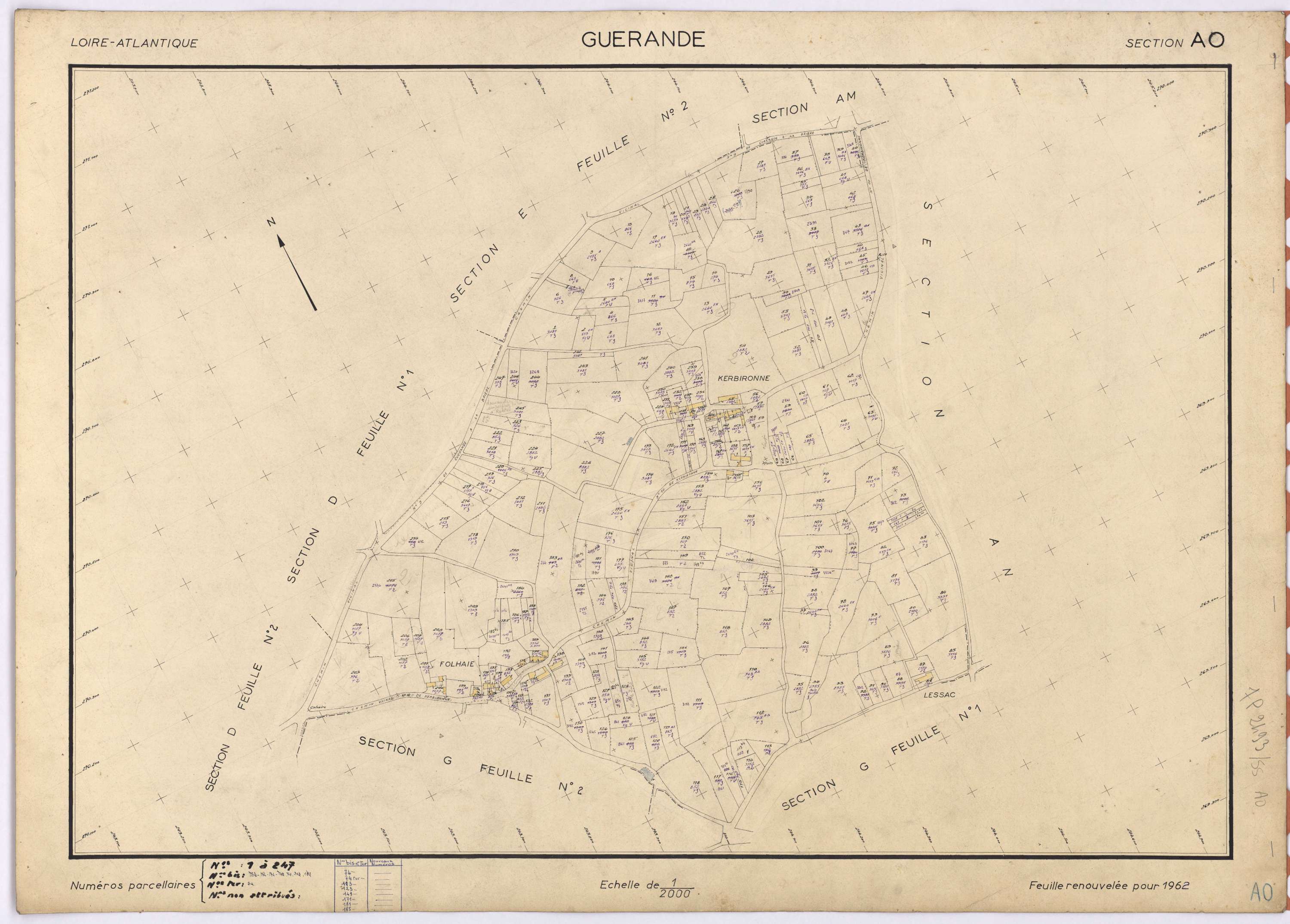 Guérande - Section AO 1-247