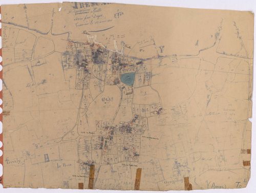 Guérande - Section T2 (développement) 93-738 ; développement du village de Clis