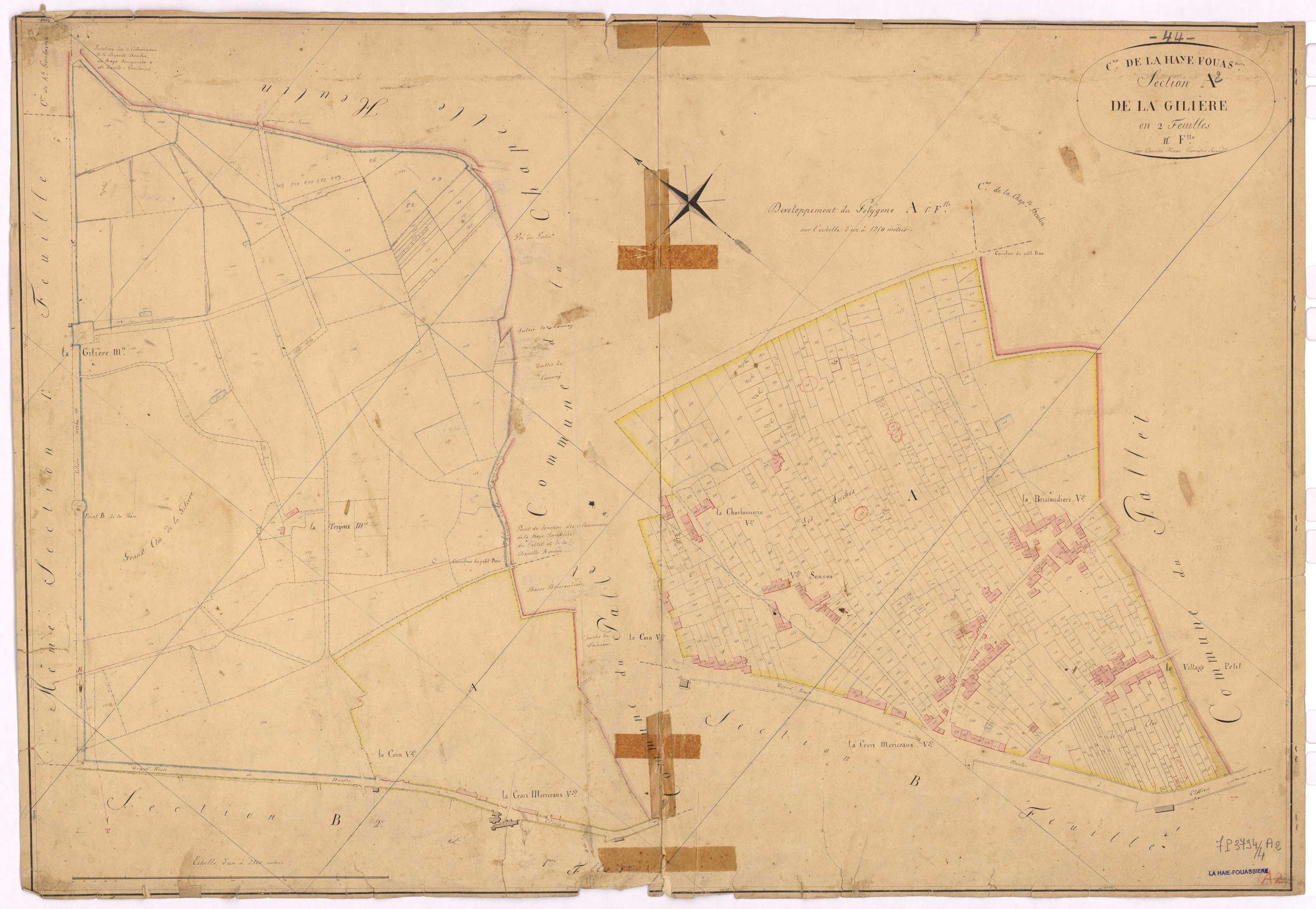 La Haie-Fouassière - Section A2 Gilière (section de La)