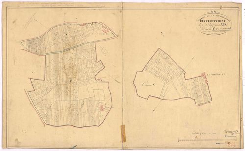 La Haie-Fouassière - Section C1 C2 (développement) Foubretière (section de La) ; développement des polygônes A, B et C