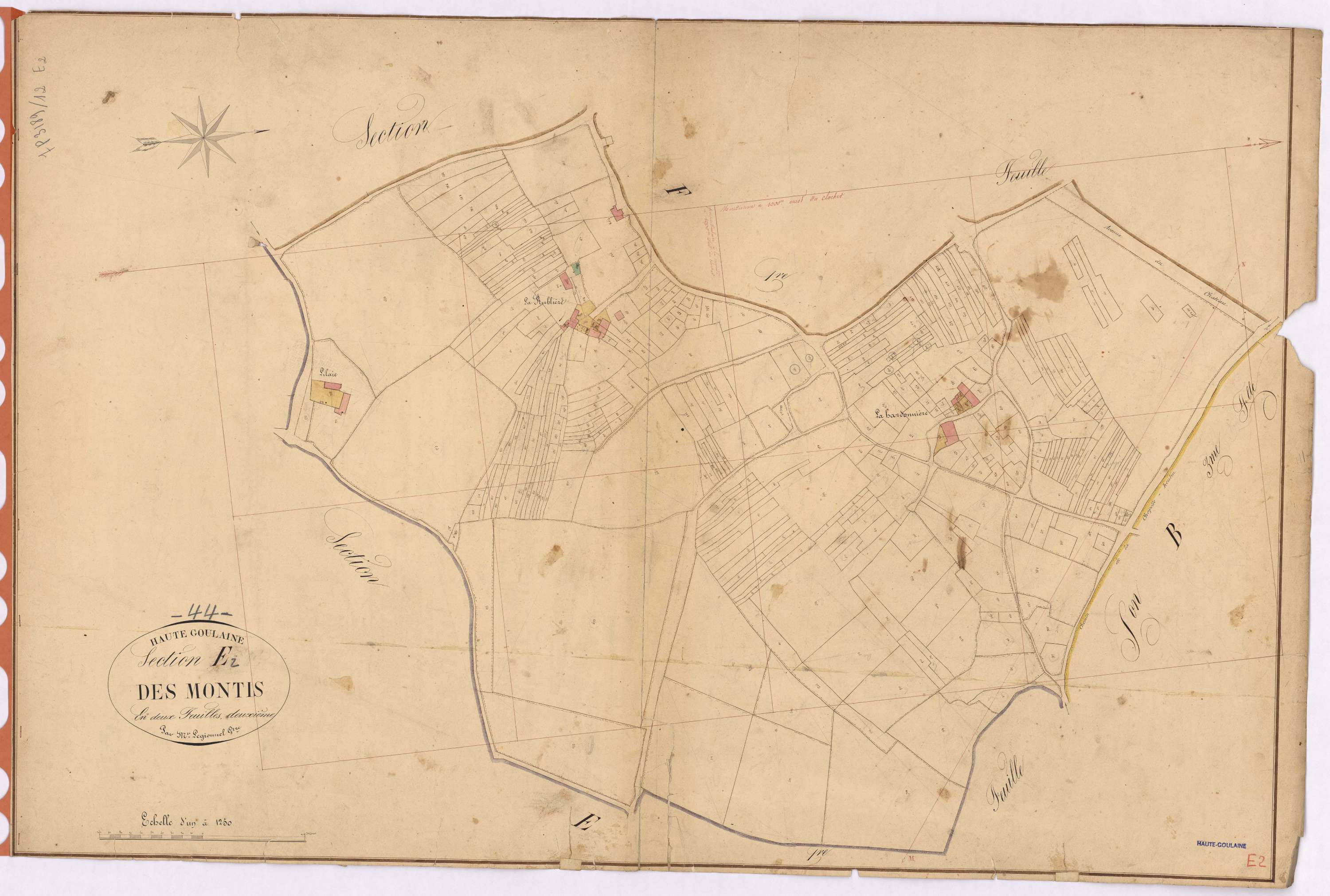 Haute-Goulaine - Section E2 Montis (section des)