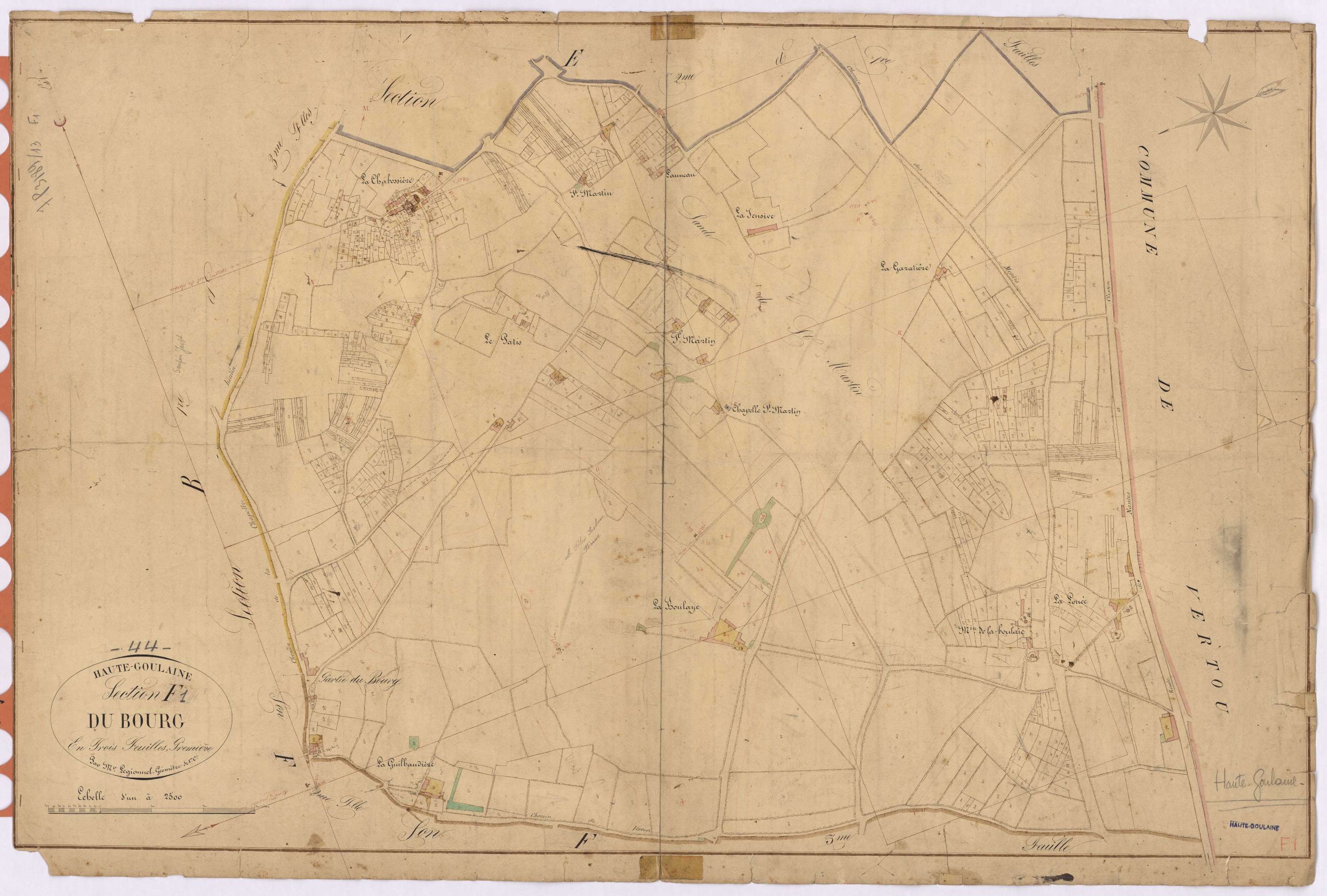 Haute-Goulaine - Section F1 Bourg (section du)