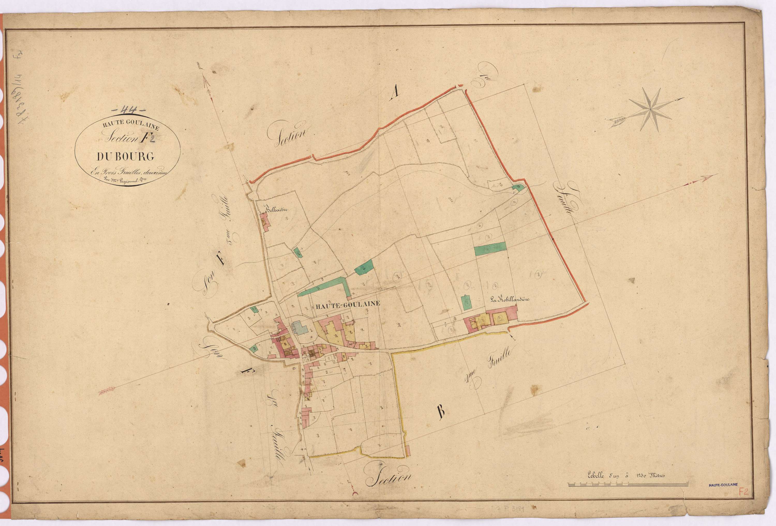 Haute-Goulaine - Section F2 Bourg (section du)