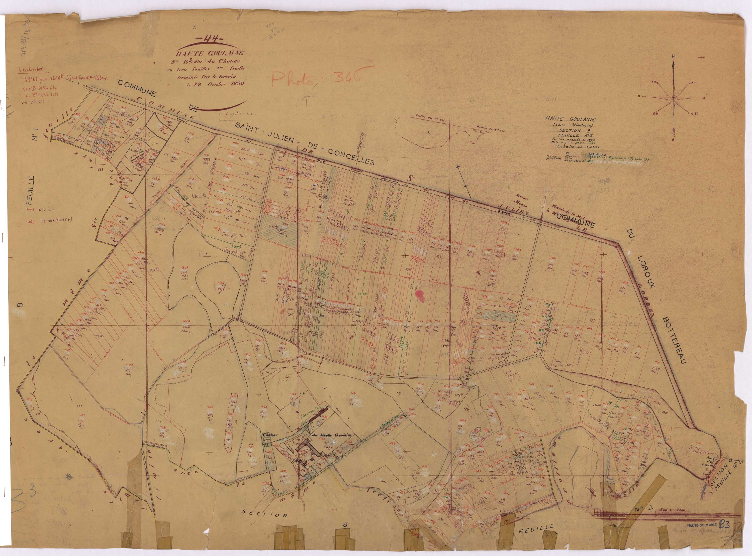 Haute-Goulaine - Section B3 998-1313