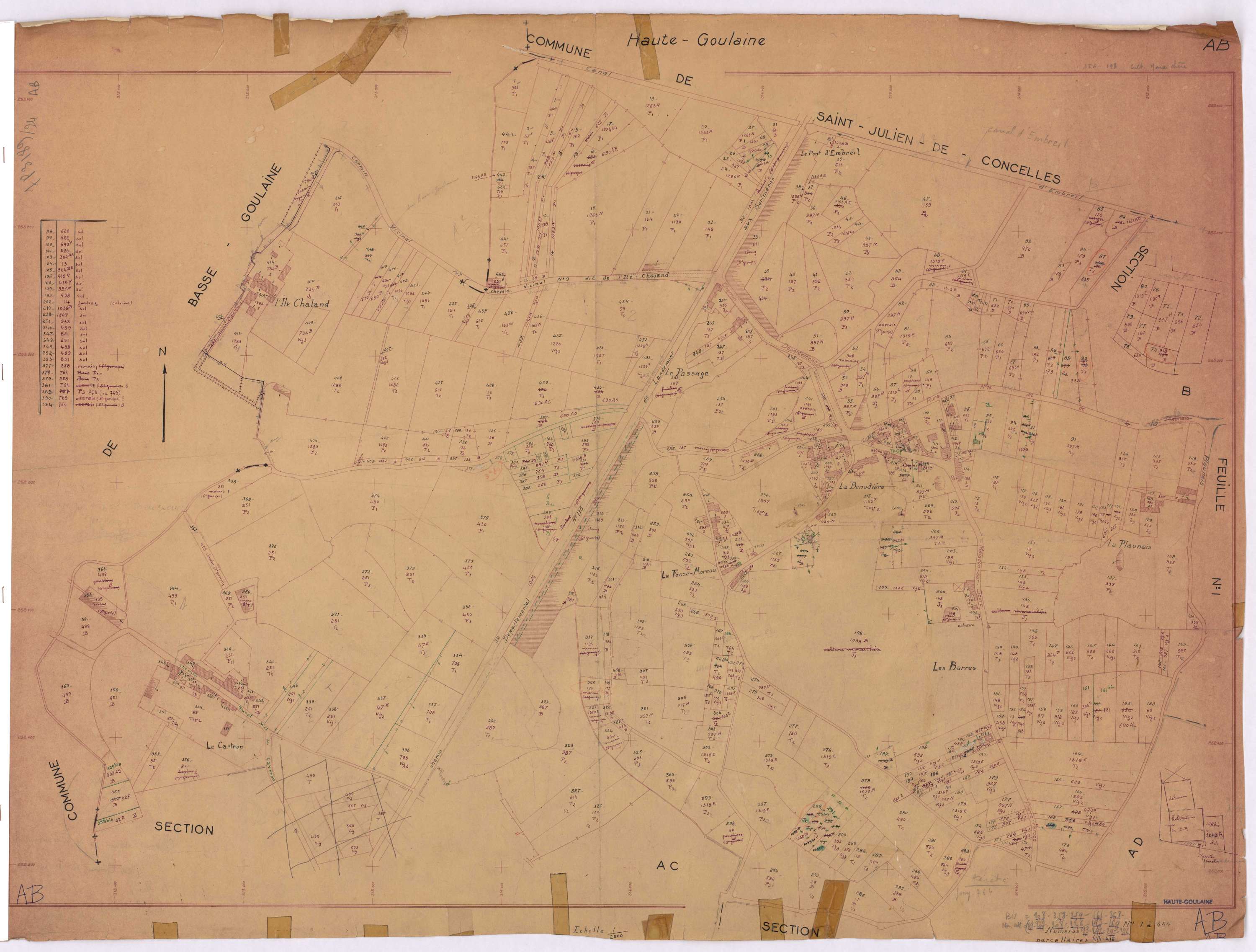 Haute-Goulaine - Section AB 1-444