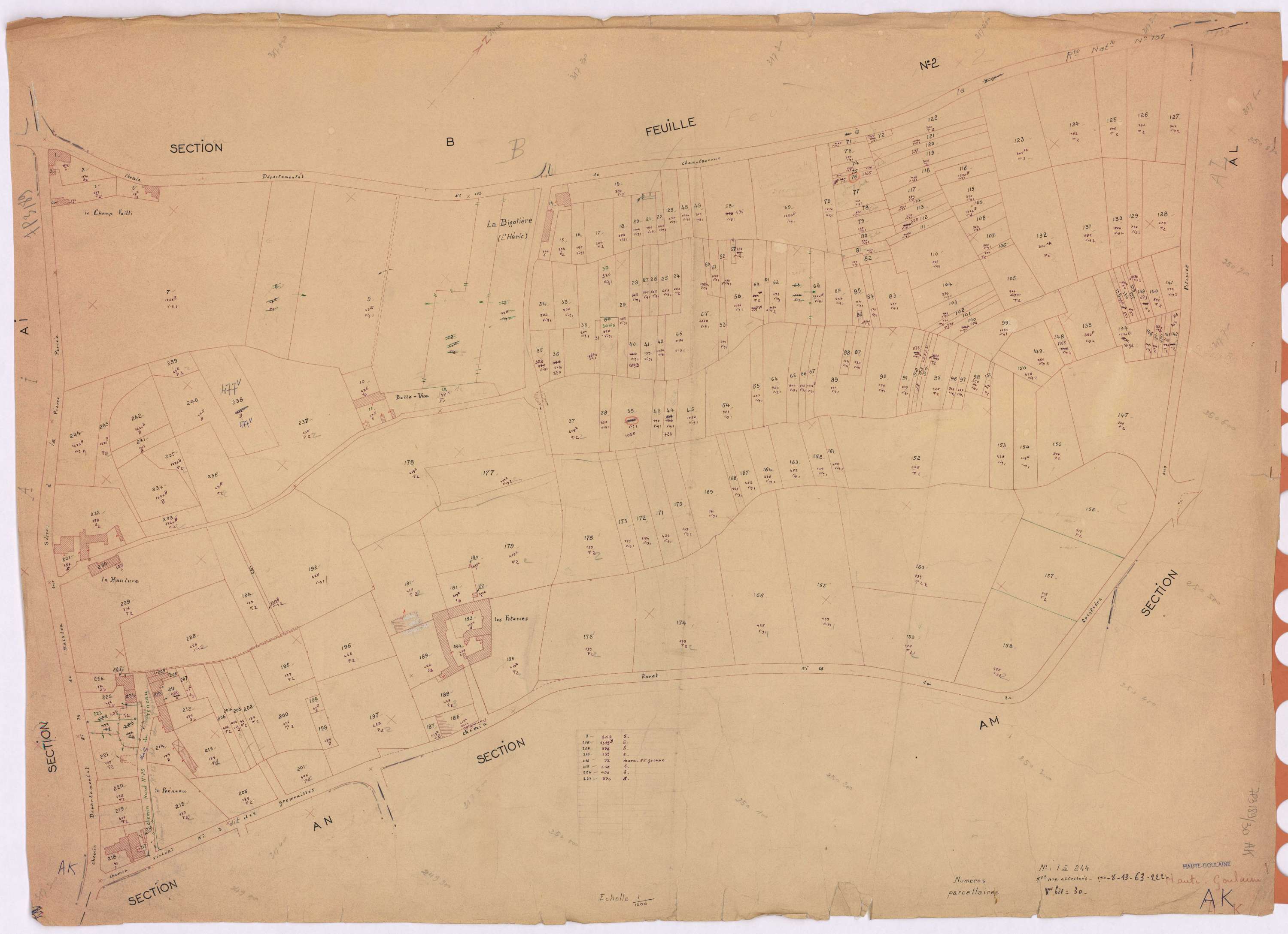 Haute-Goulaine - Section AK 1-244