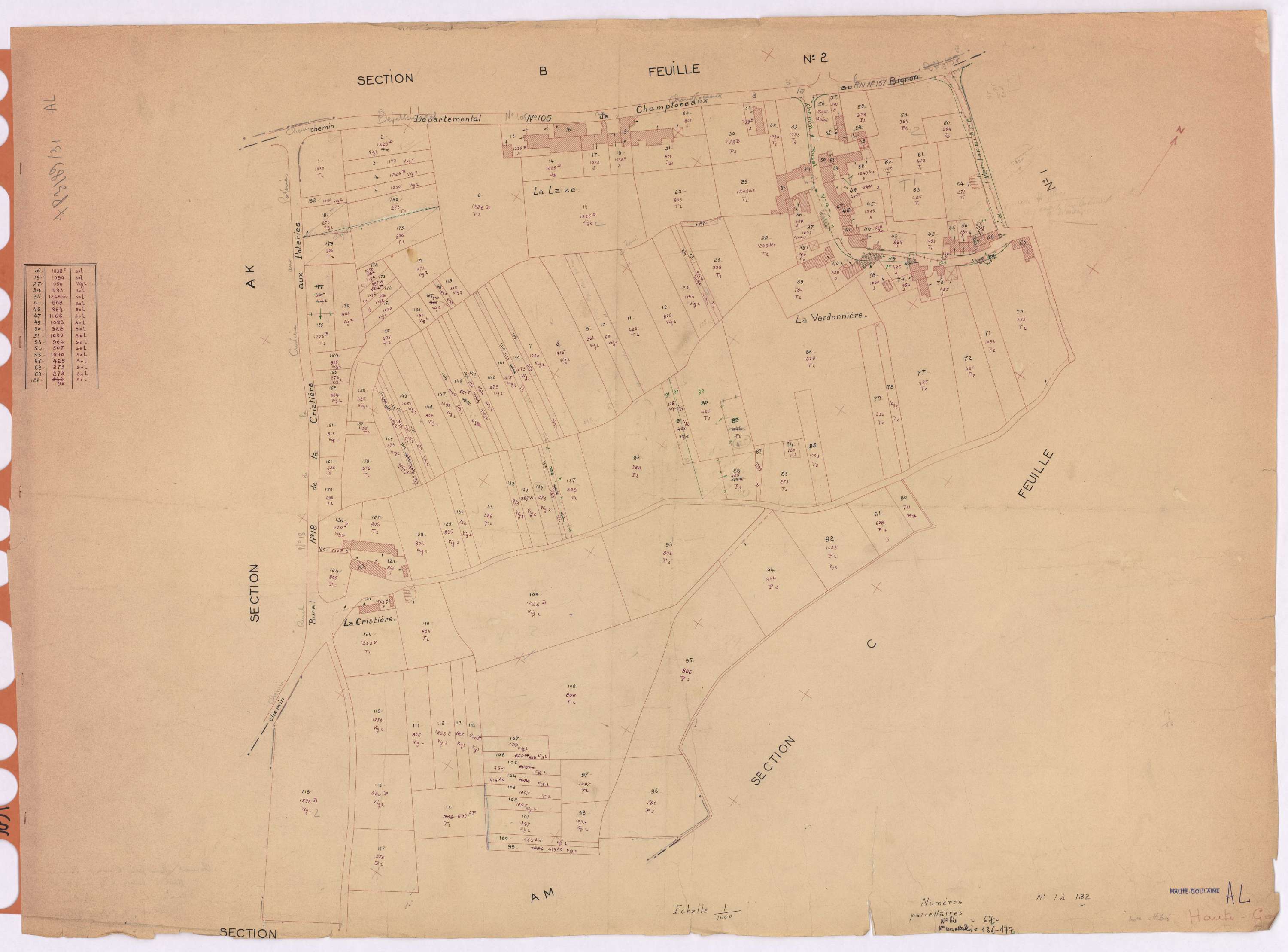 Haute-Goulaine - Section AL 1-182