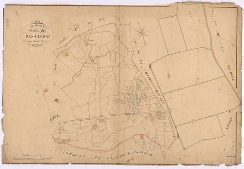 Haute-Goulaine - Section D1 Cléons (section des)