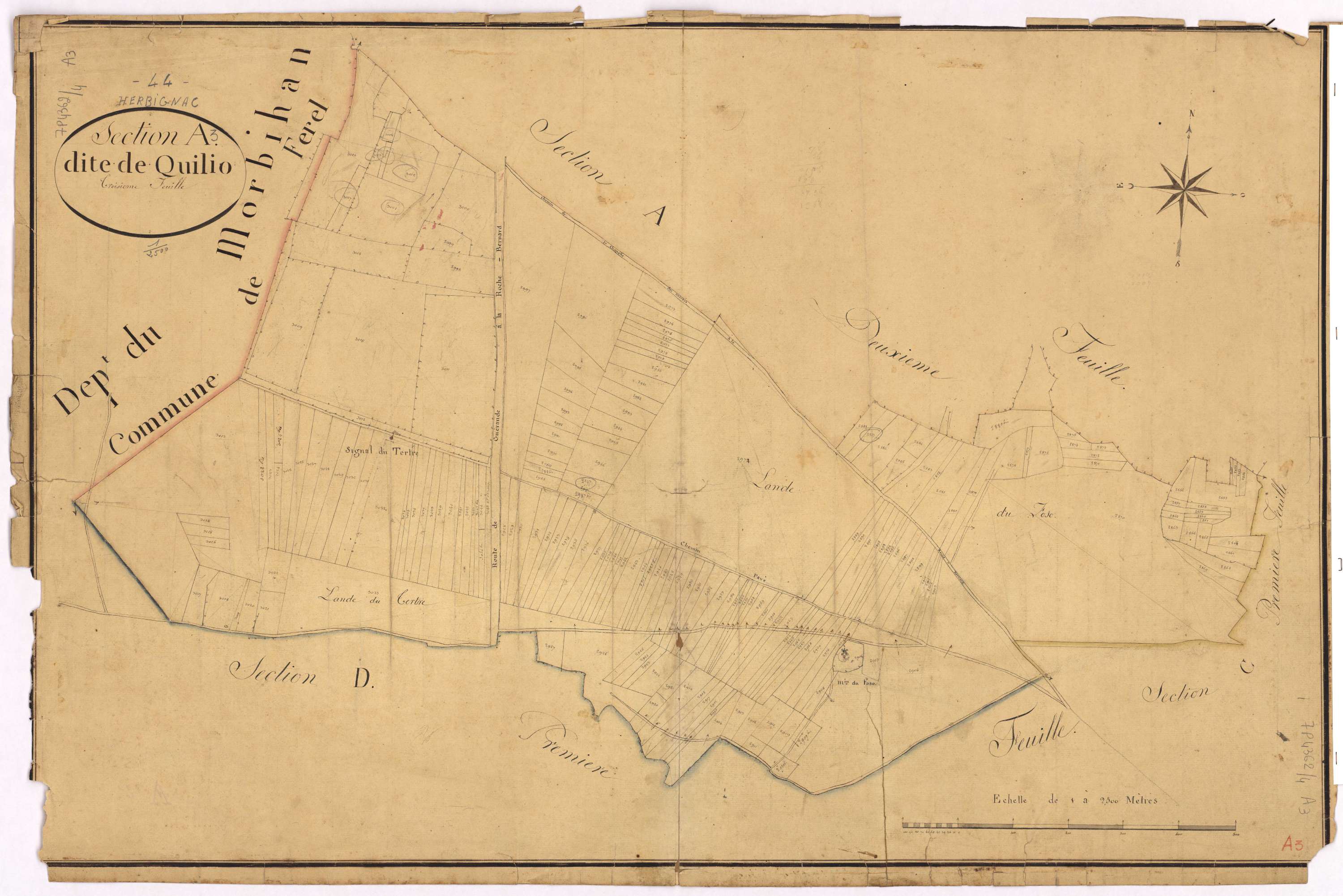Herbignac - Section A3 Quilio (section de)