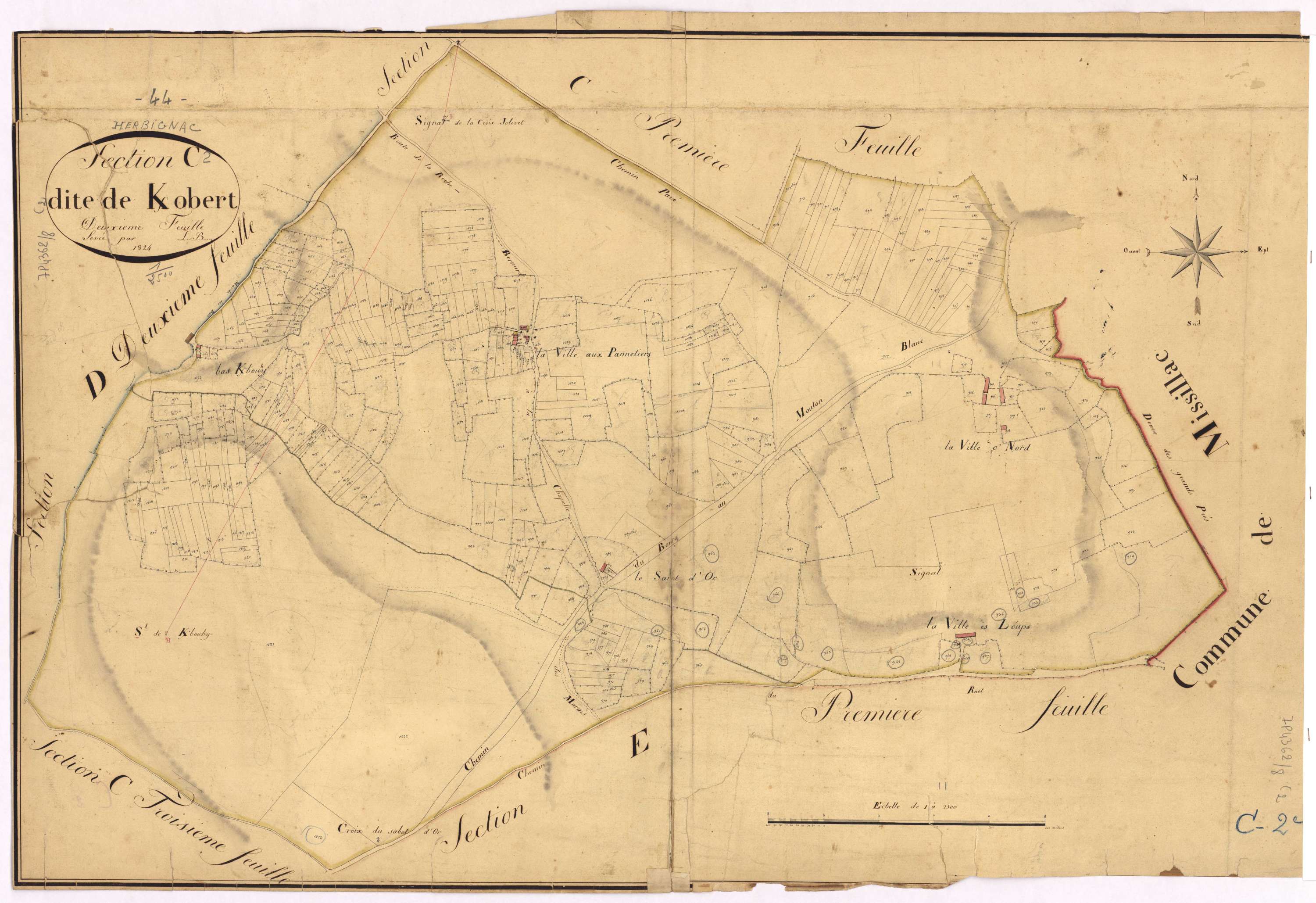 Herbignac - Section C2 Kerobert (section de)