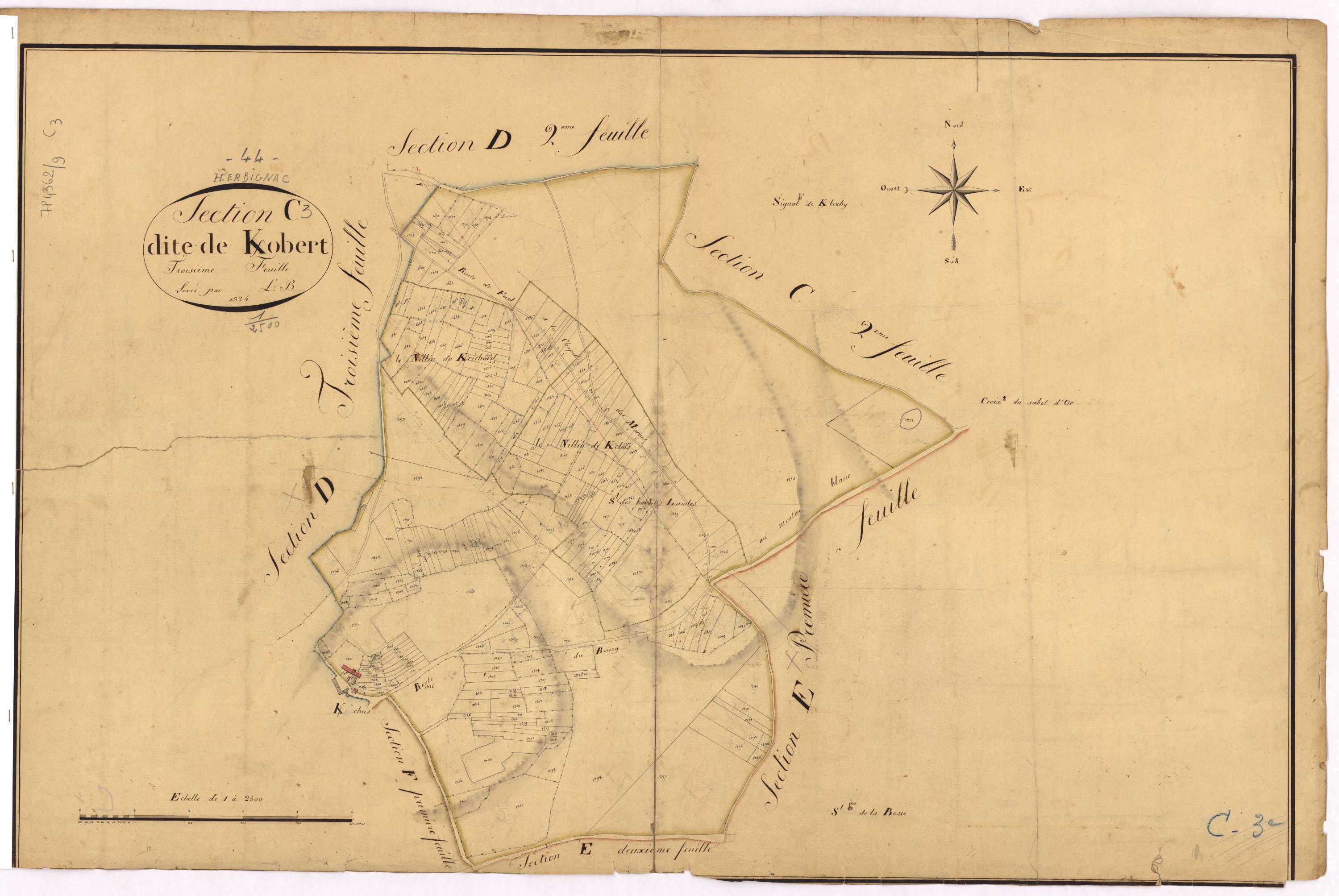 Herbignac - Section C3 Kerobert (section de)
