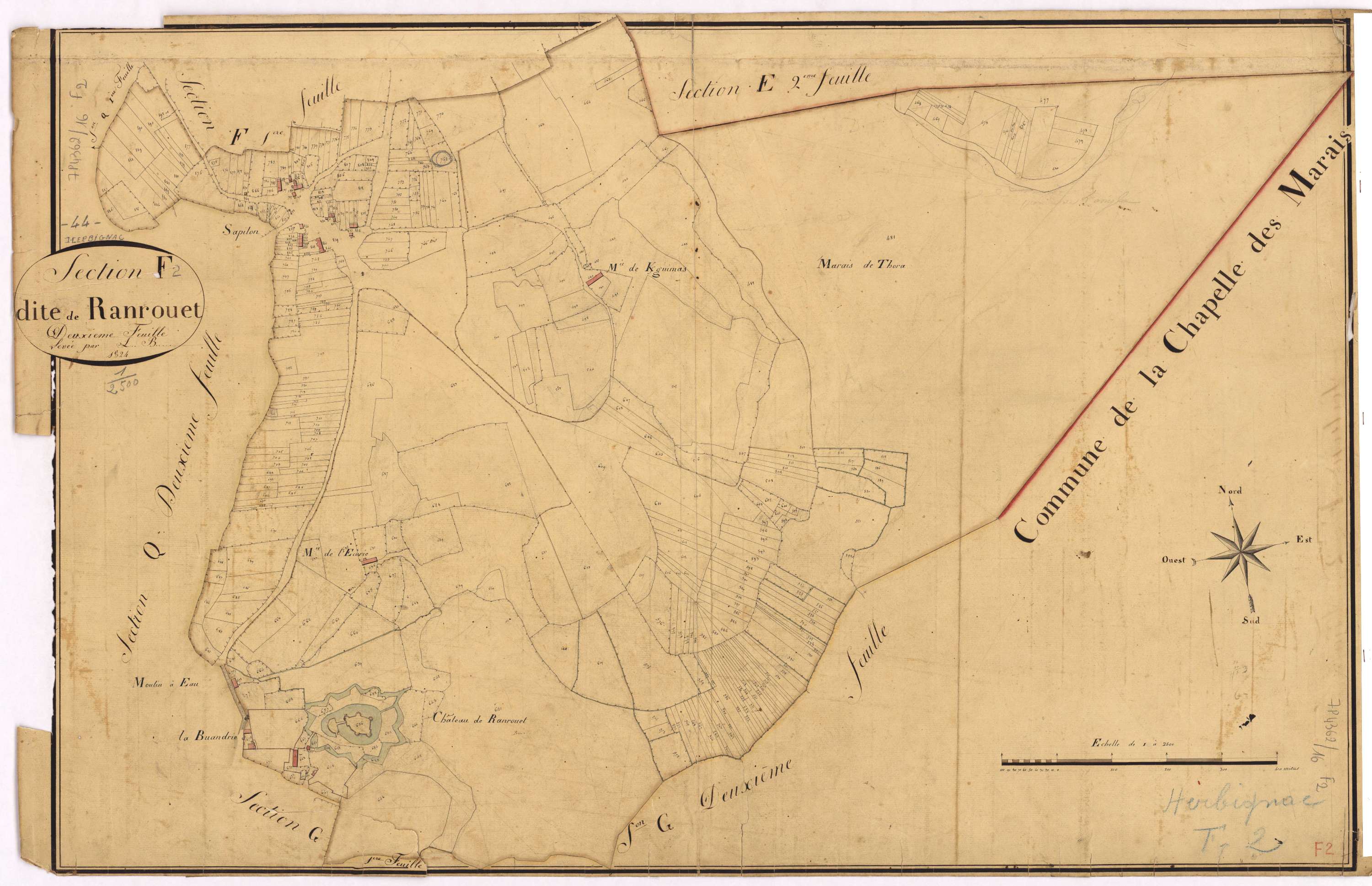 Herbignac - Section F2 Ranrouet (section de)