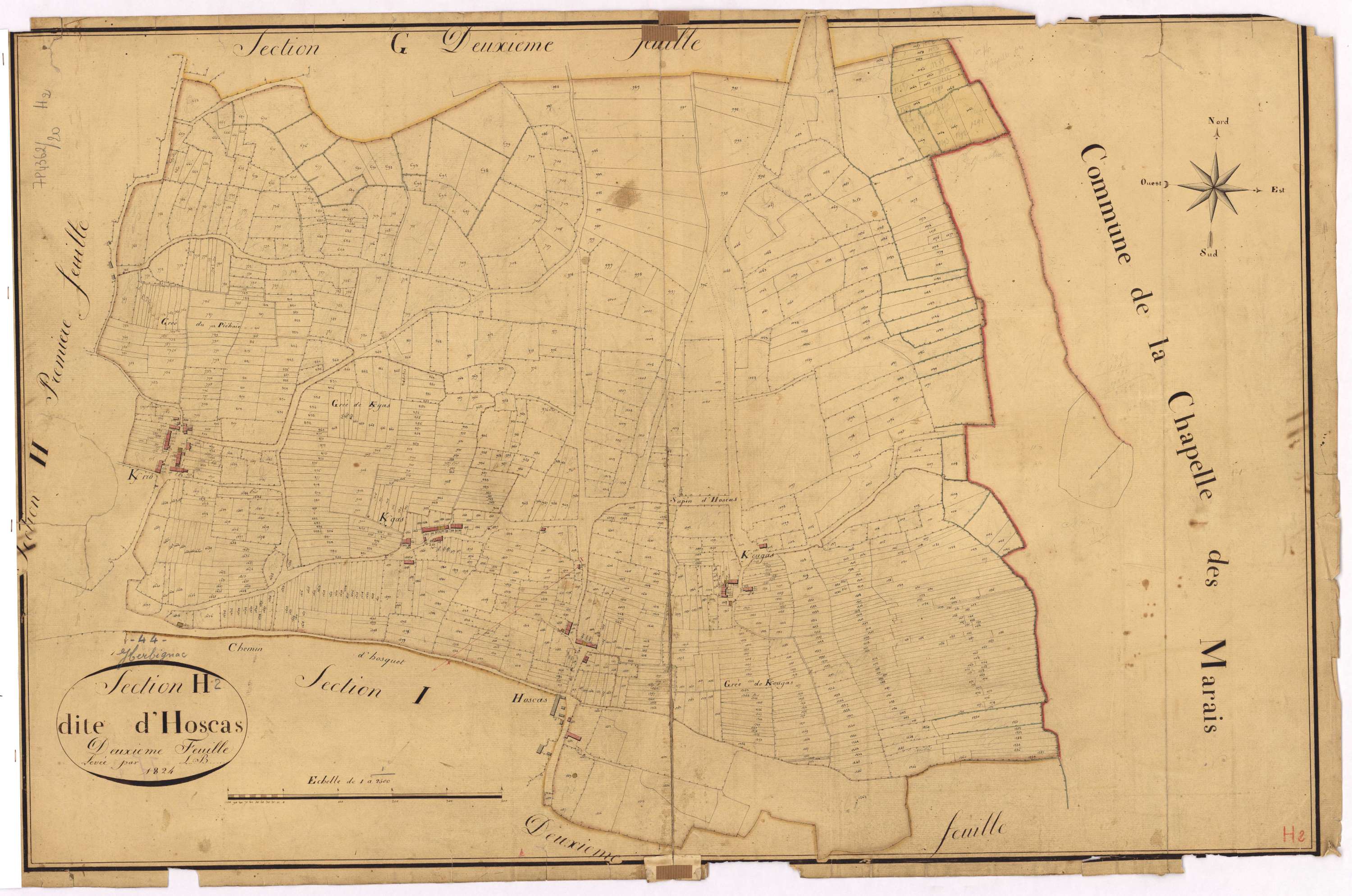 Herbignac - Section H2 Hoscas (section d')