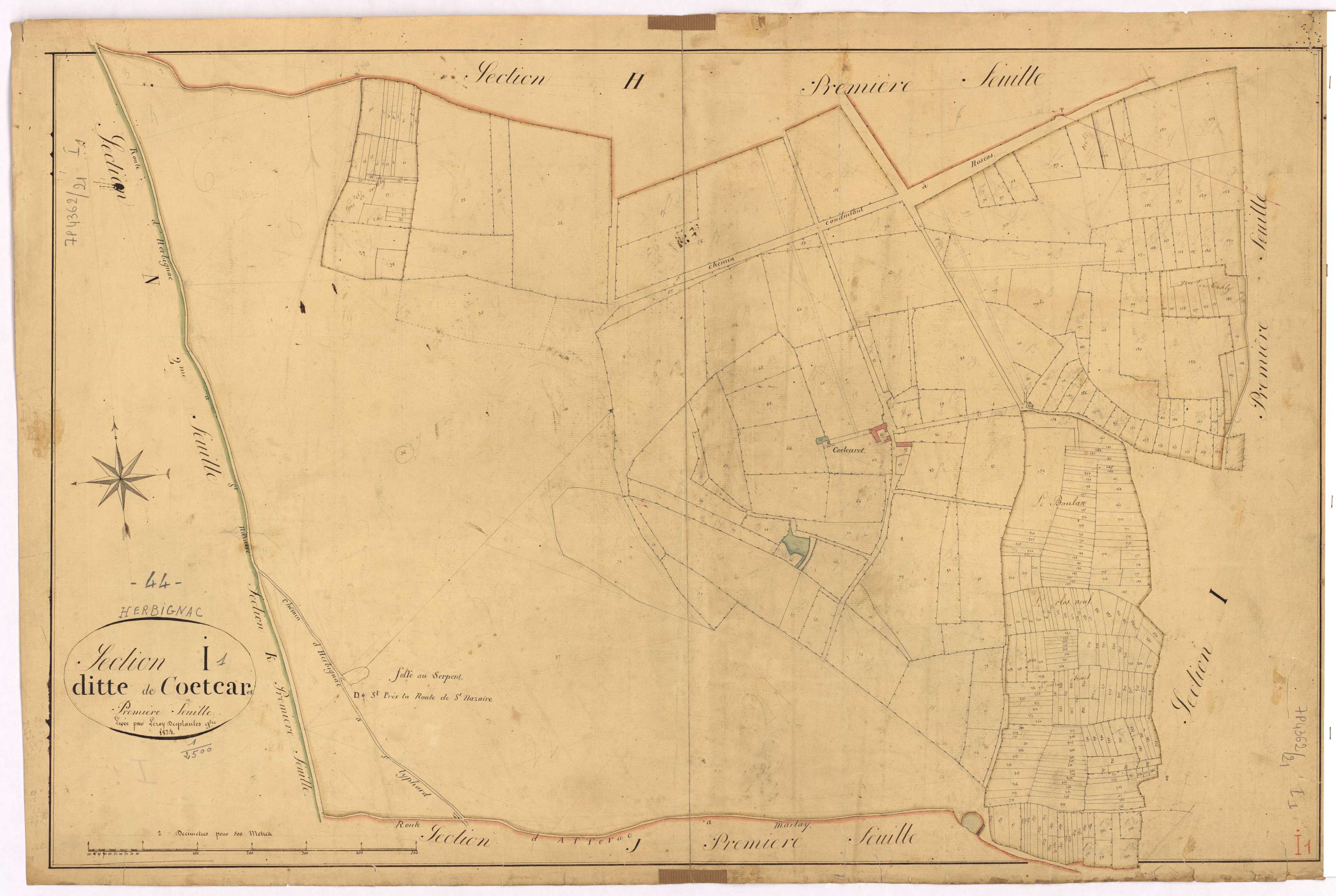 Herbignac - Section I1 Coetcaret (section de)